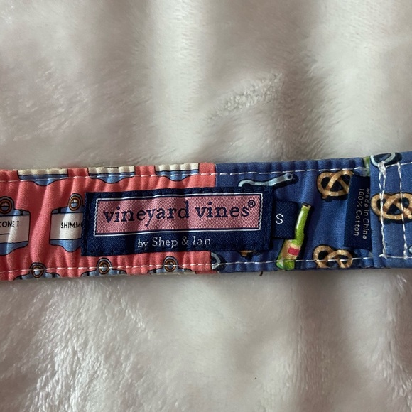 Vineyard Vines Men’s patchwork D-ring belt - Picture 4 of 7